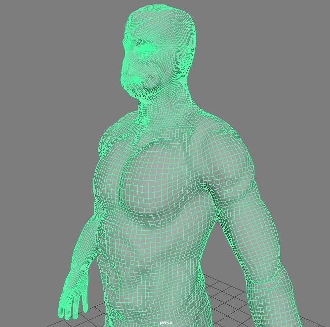 Future Soldier Low-poly 3D model_19