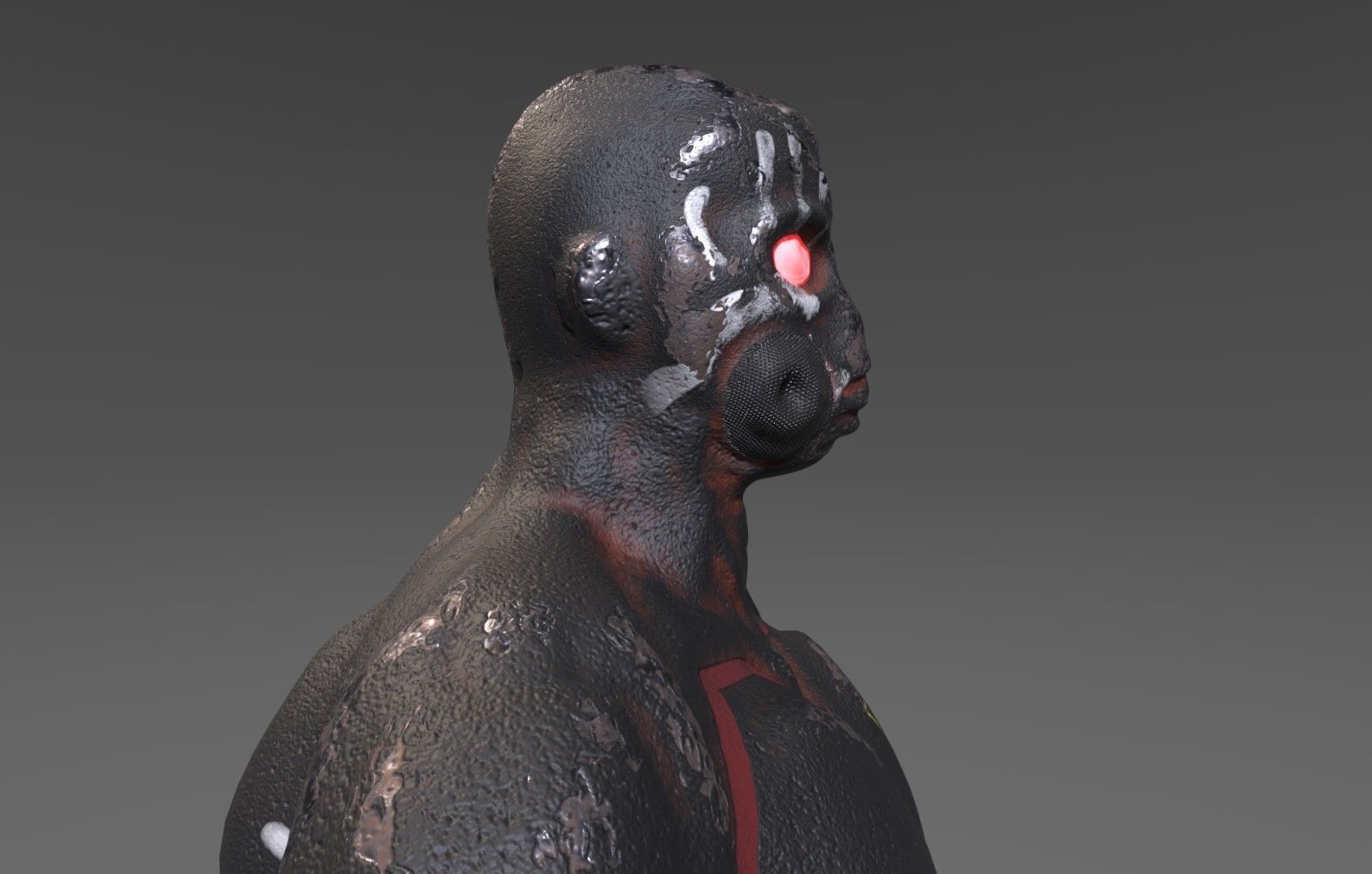 Future Soldier Low-poly 3D model_2