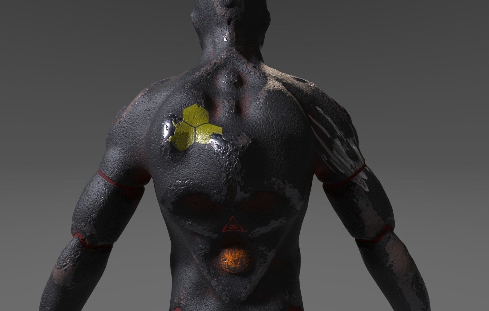 Future Soldier Low-poly 3D model_8