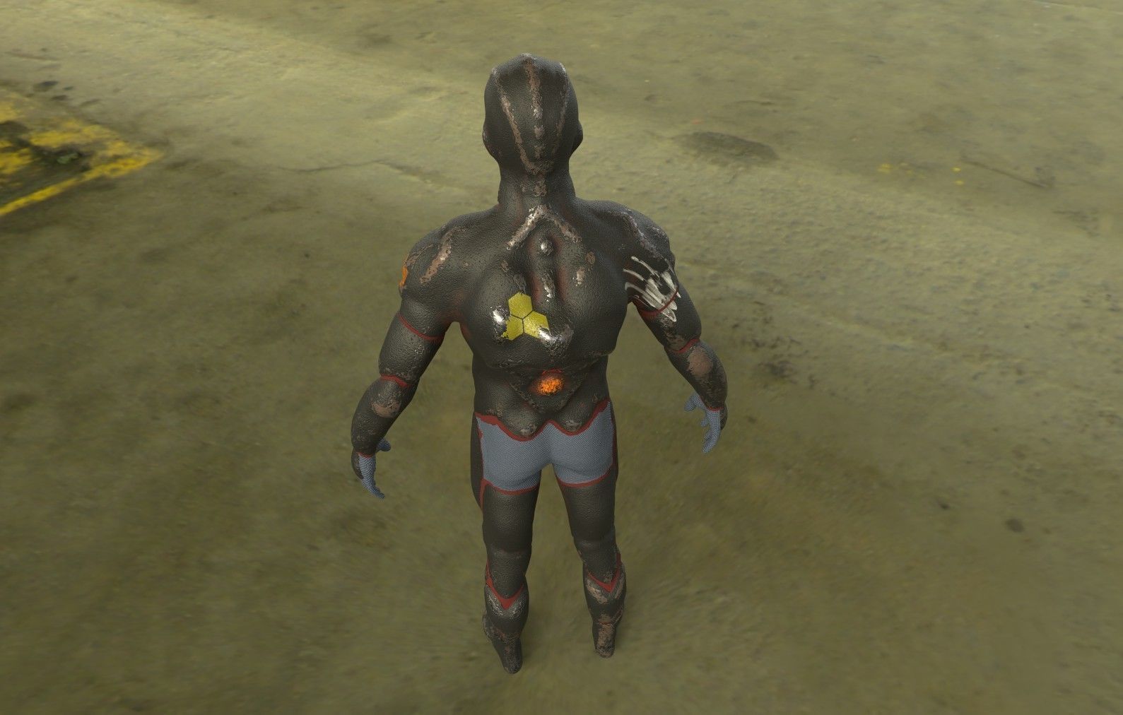 Future Soldier Low-poly 3D model_14