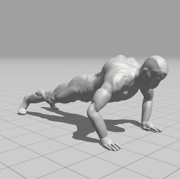 Future Soldier Low-poly 3D model_17