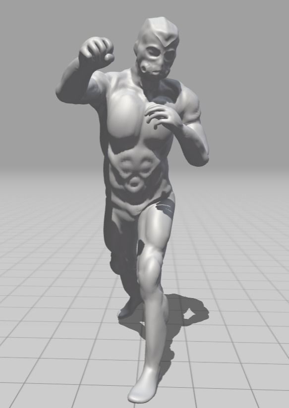 Future Soldier Low-poly 3D model_16