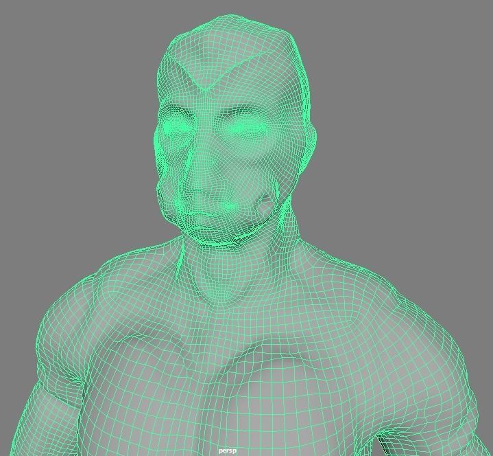 Future Soldier Low-poly 3D model_20