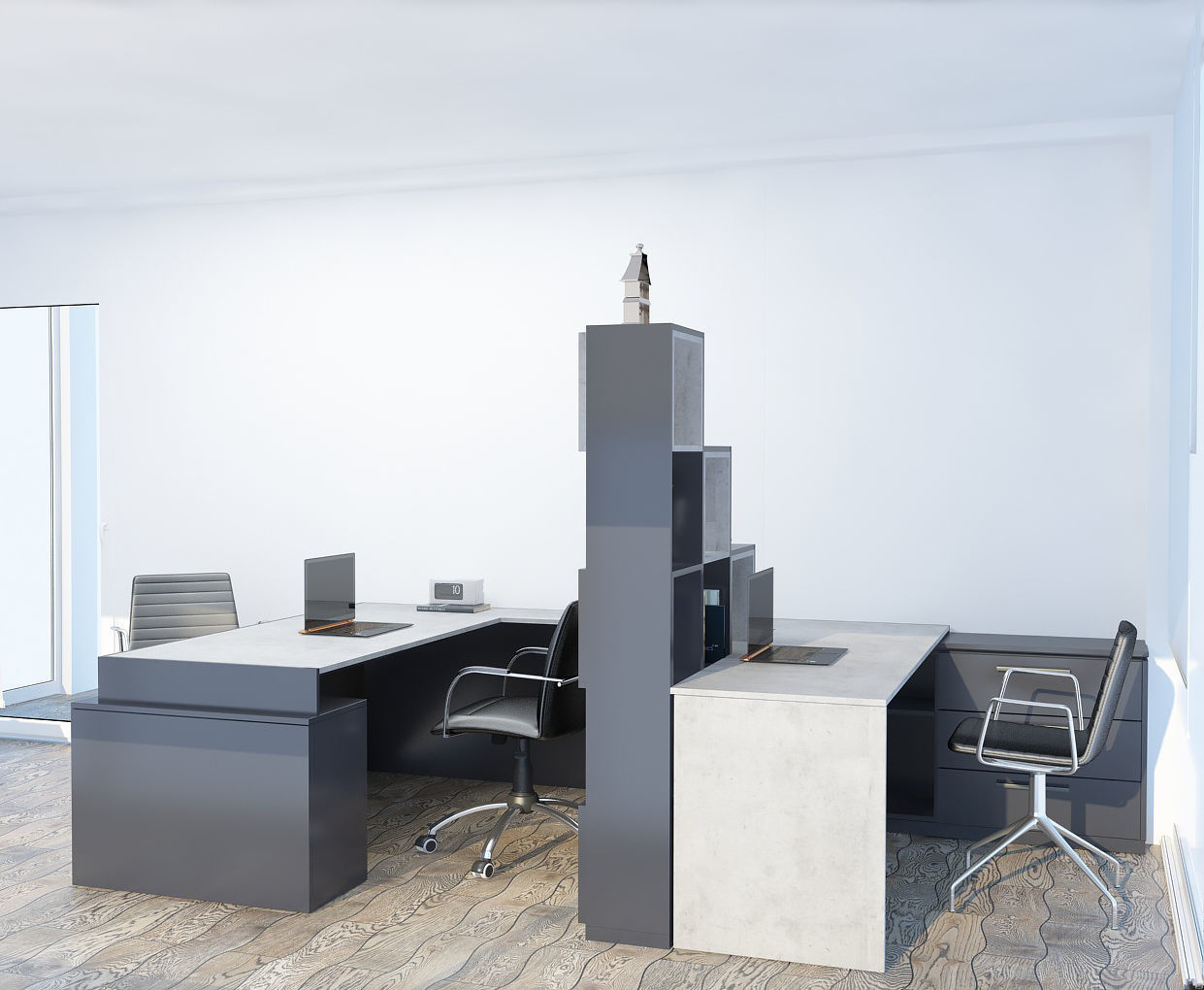 Office design 3D model_3