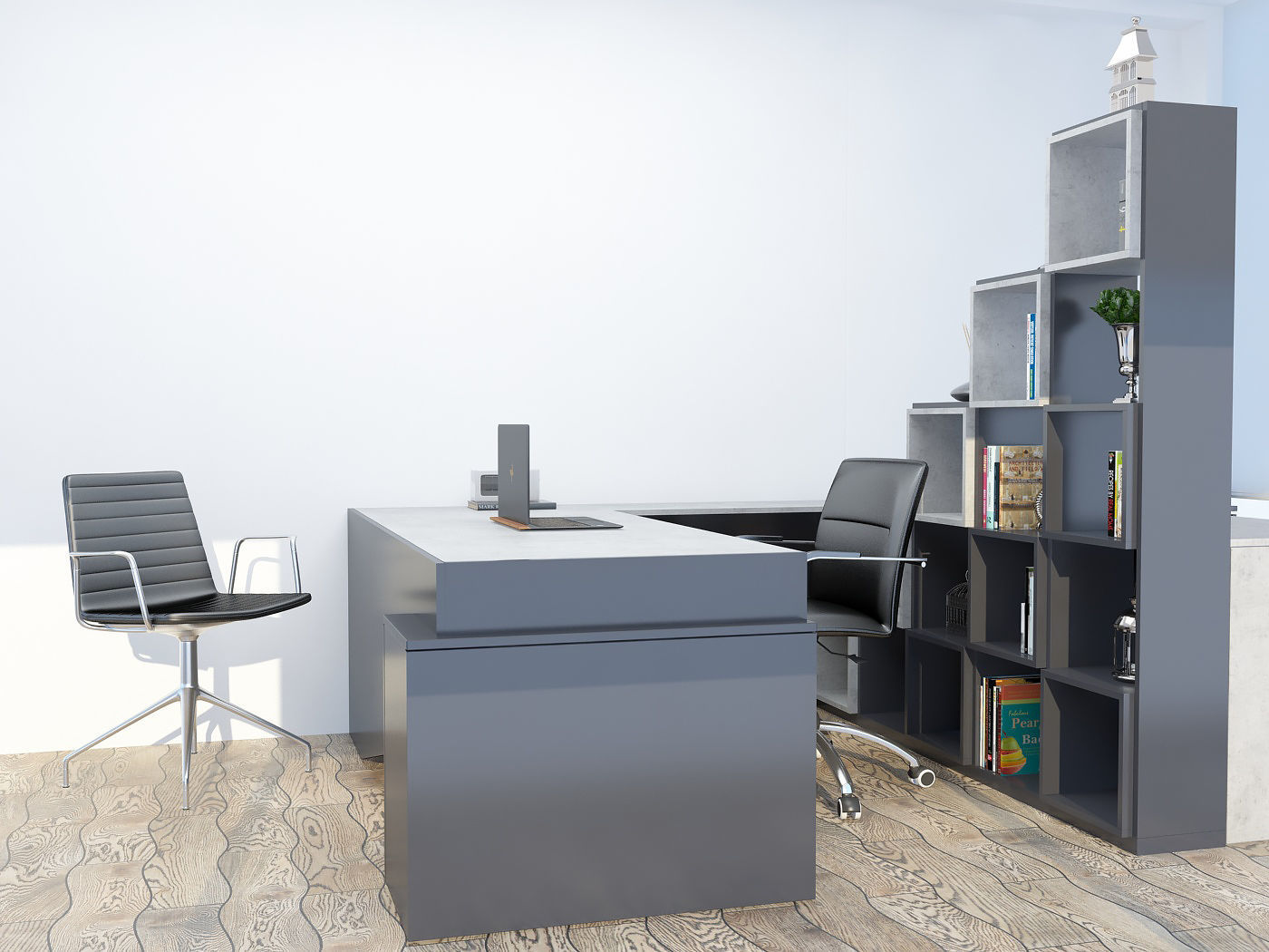 Office design 3D model_2
