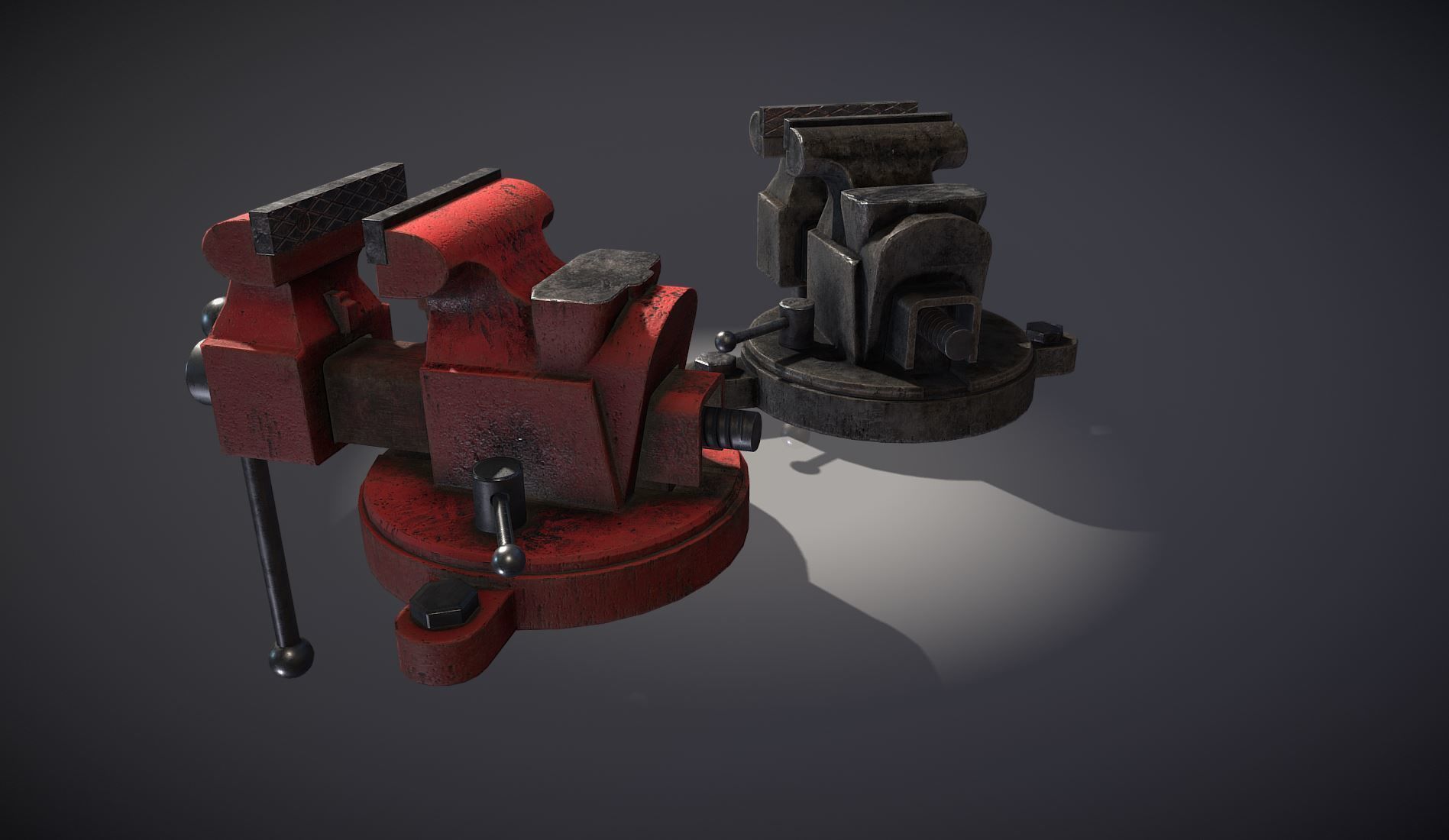 Red Vice 3D model_1