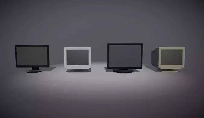 Computer Monitors 3D model