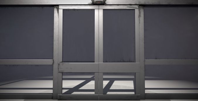 Automatic Doors 3D model