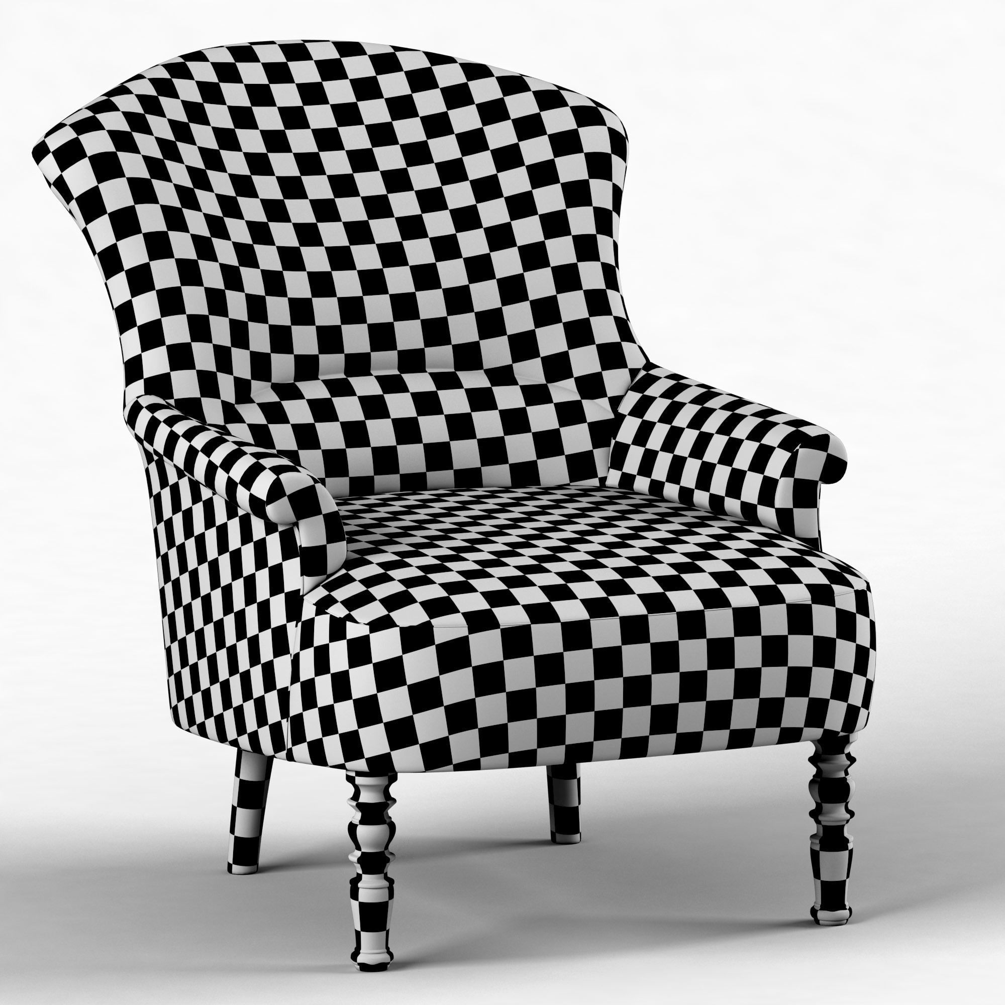 Restoration Hardware Josephine Chair 3D model_7