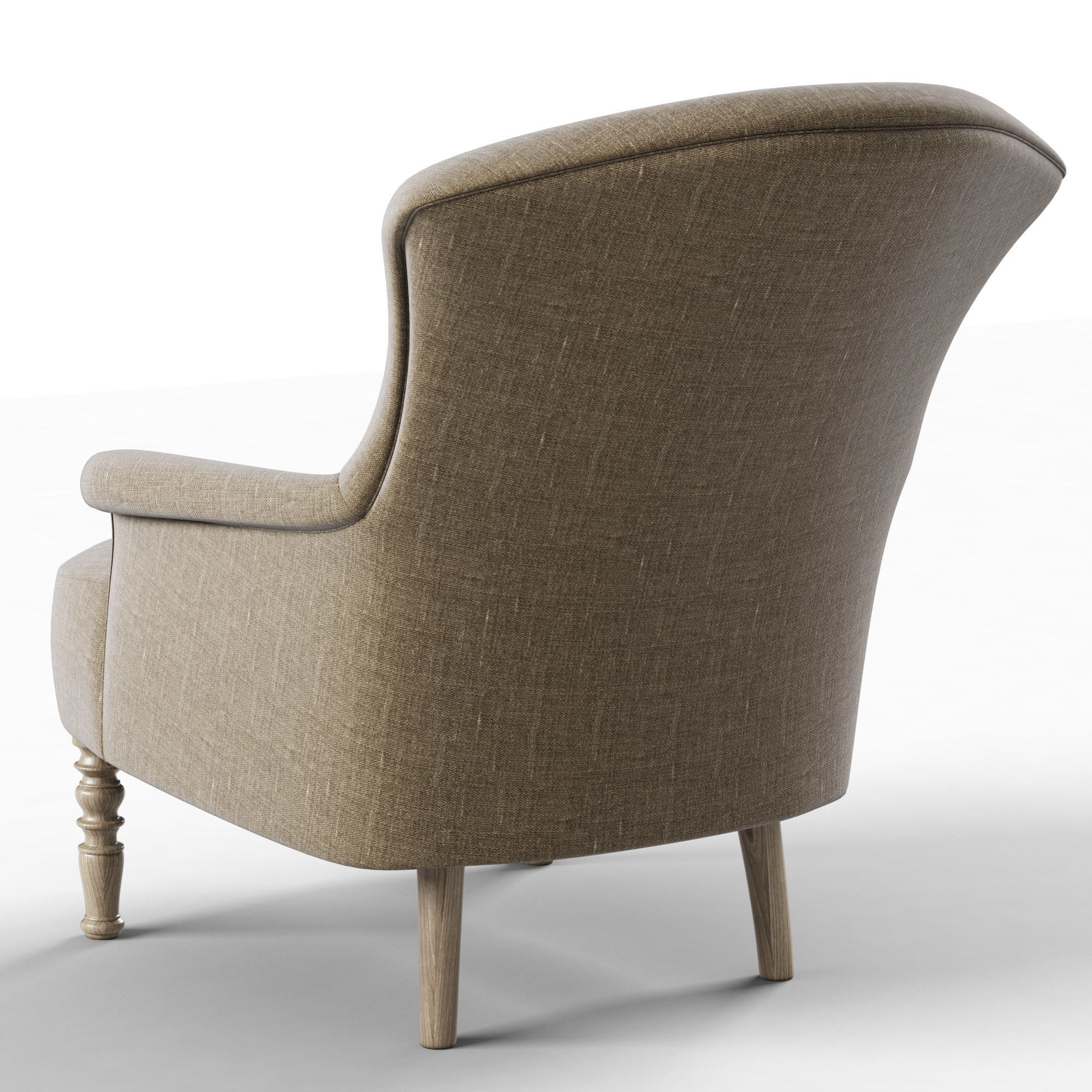 Restoration Hardware Josephine Chair 3D model_2