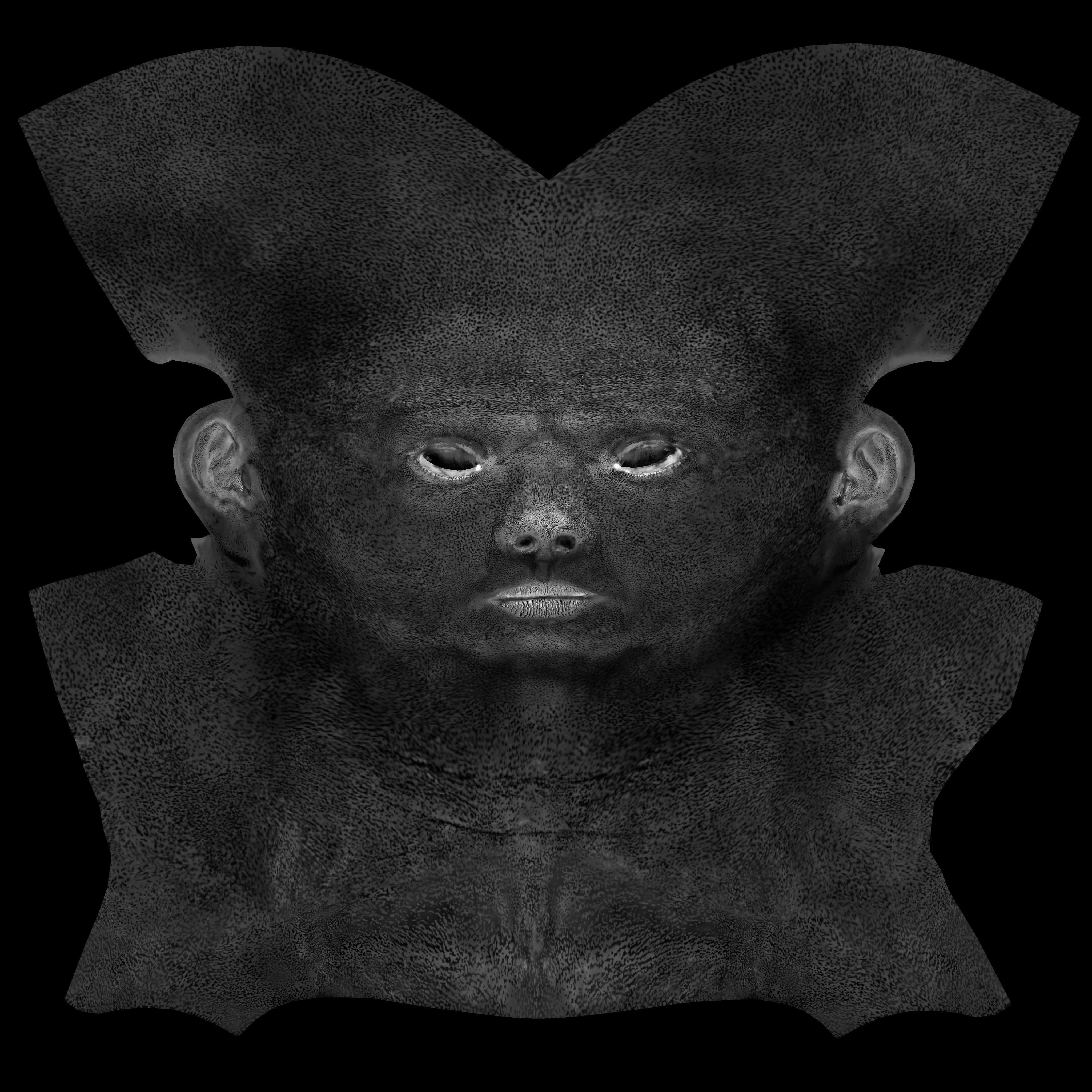 Short Hair Realistic Man Low-poly 3D model_19