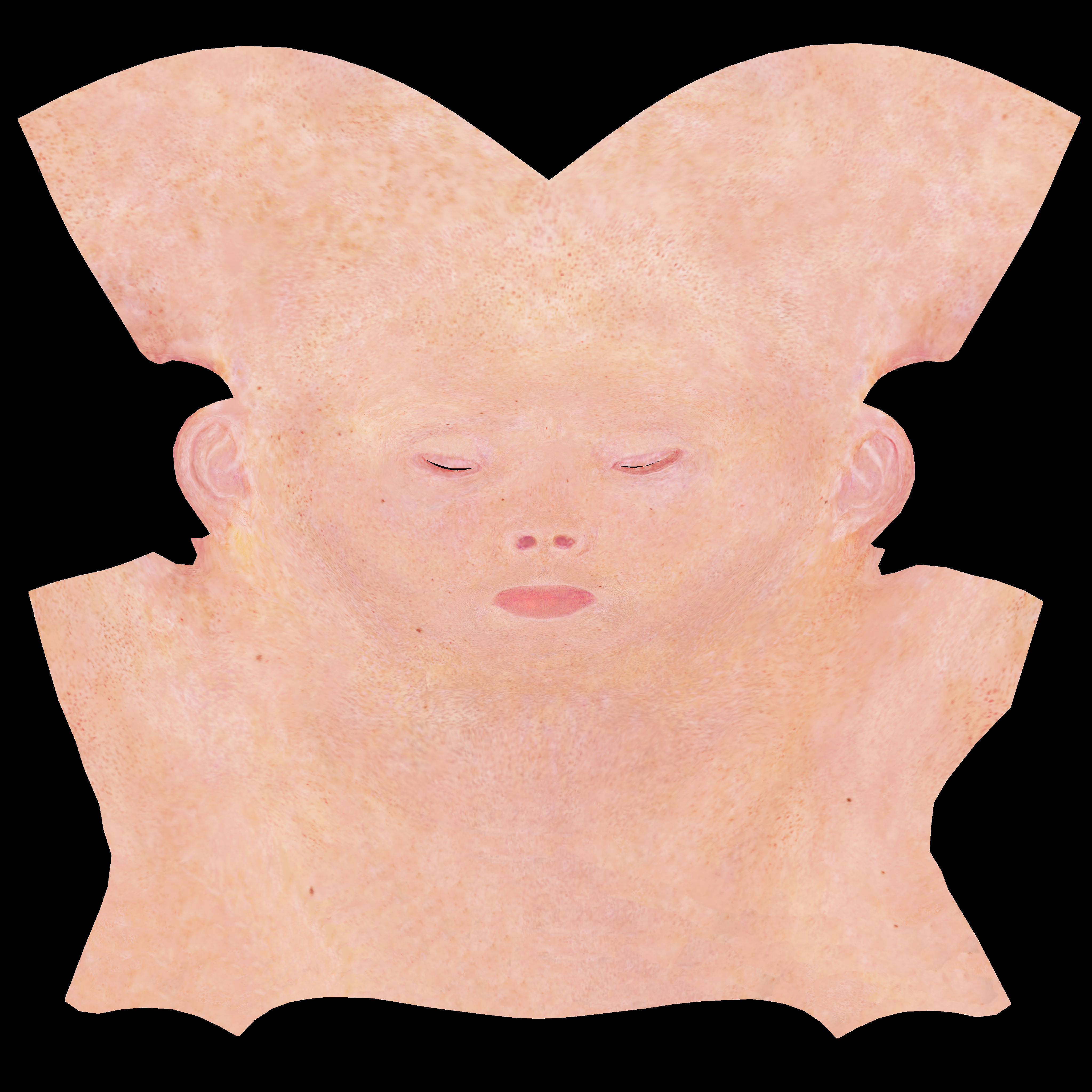 Short Hair Realistic Man Low-poly 3D model_35