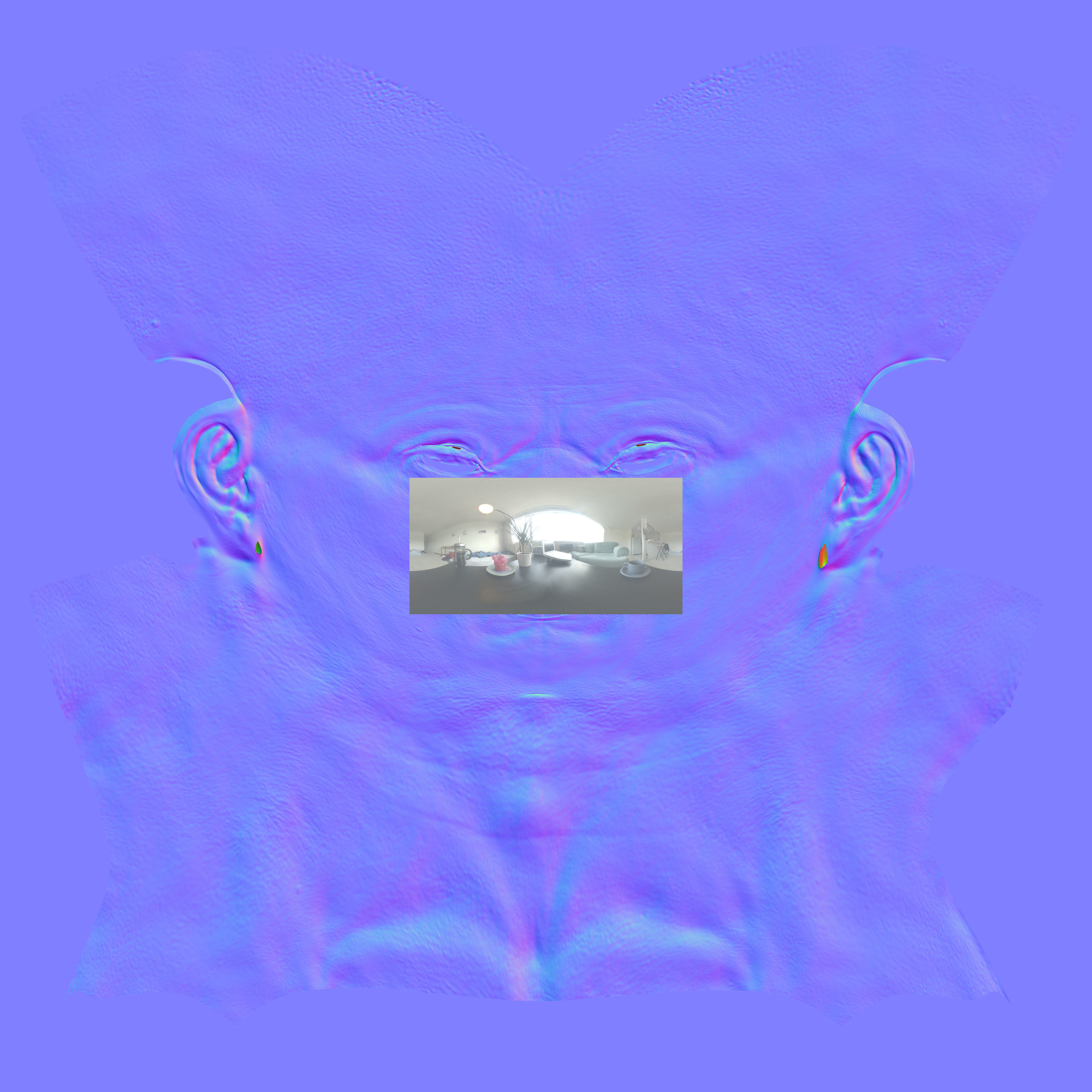 Short Hair Realistic Man Low-poly 3D model_21