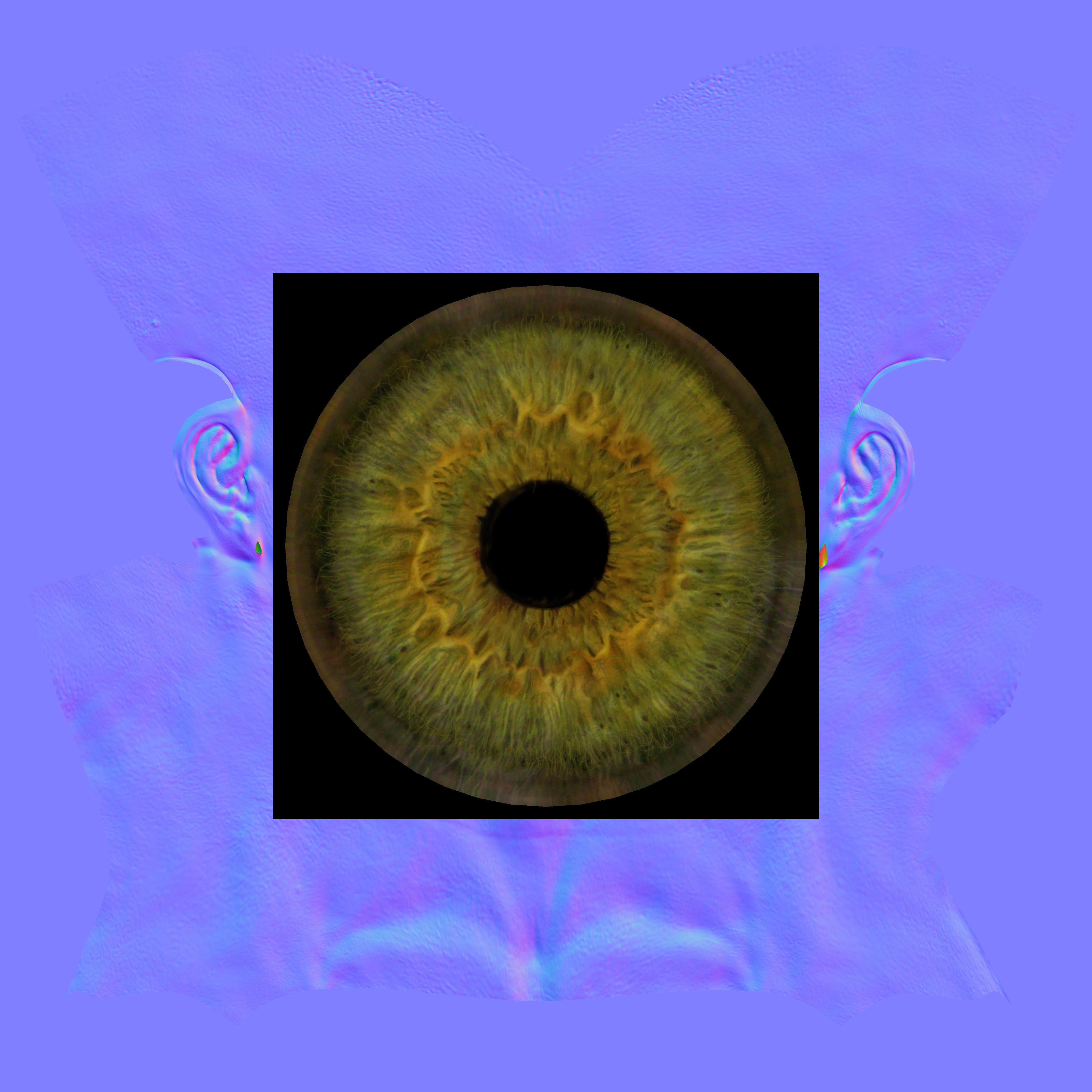 Short Hair Realistic Man Low-poly 3D model_33