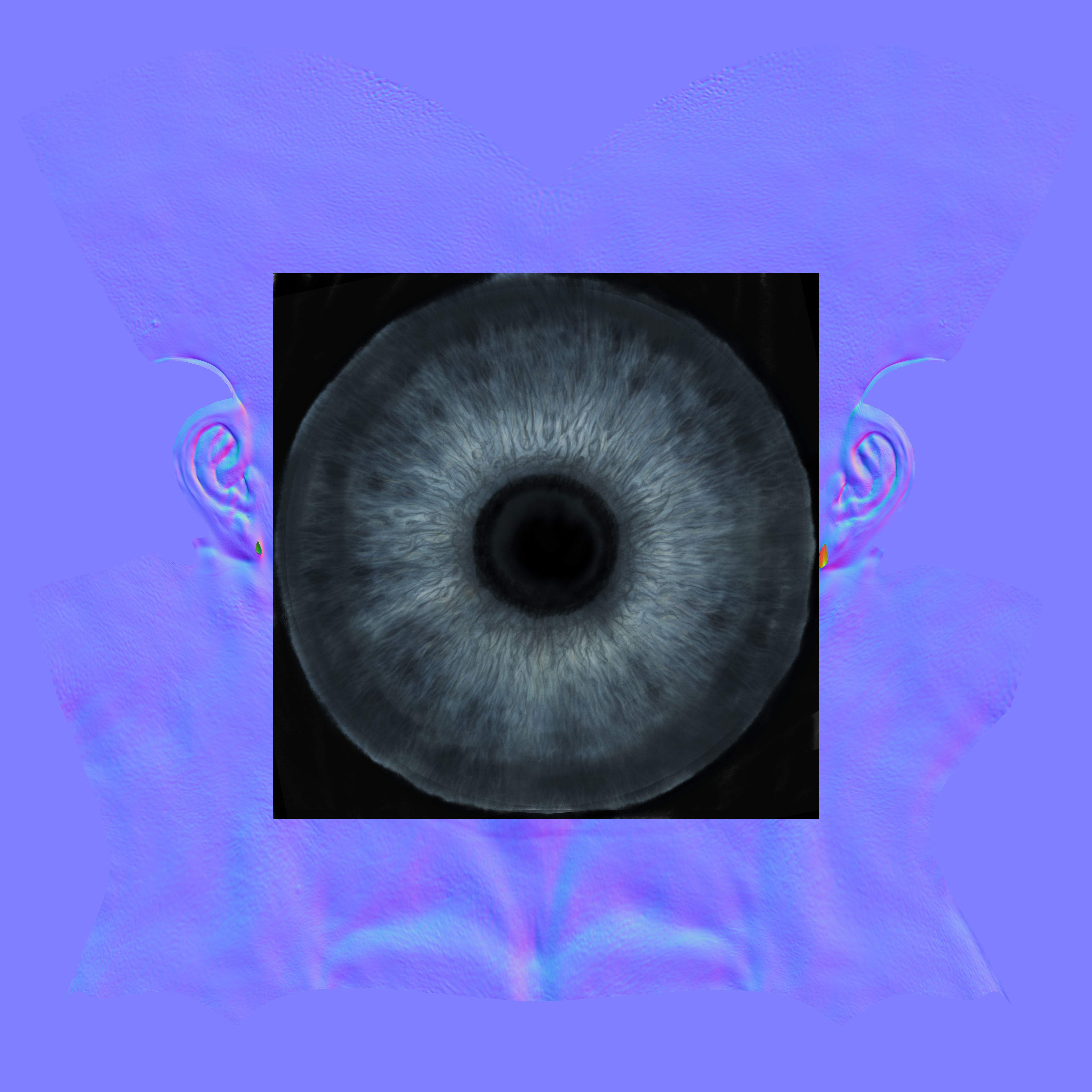 Short Hair Realistic Man Low-poly 3D model_29