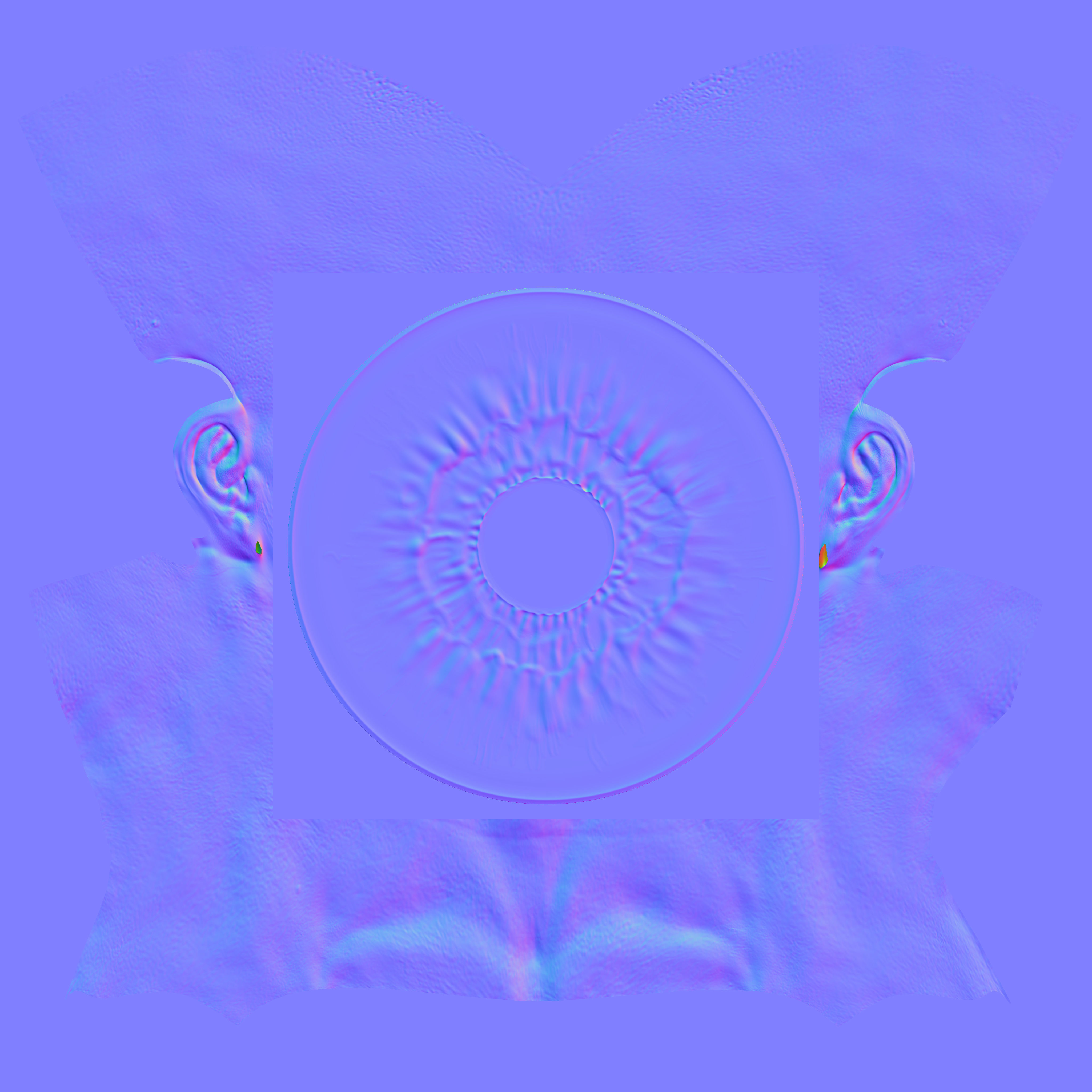 Short Hair Realistic Man Low-poly 3D model_28