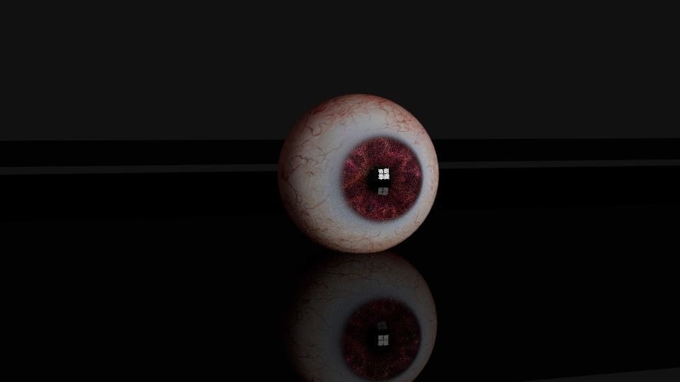 Ocular globe 3D model_4