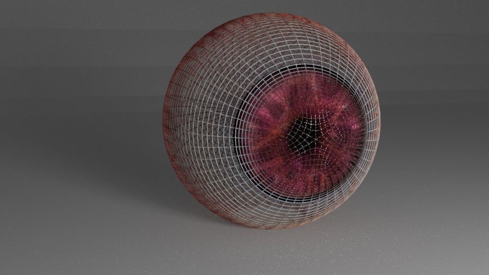 Ocular globe 3D model_5