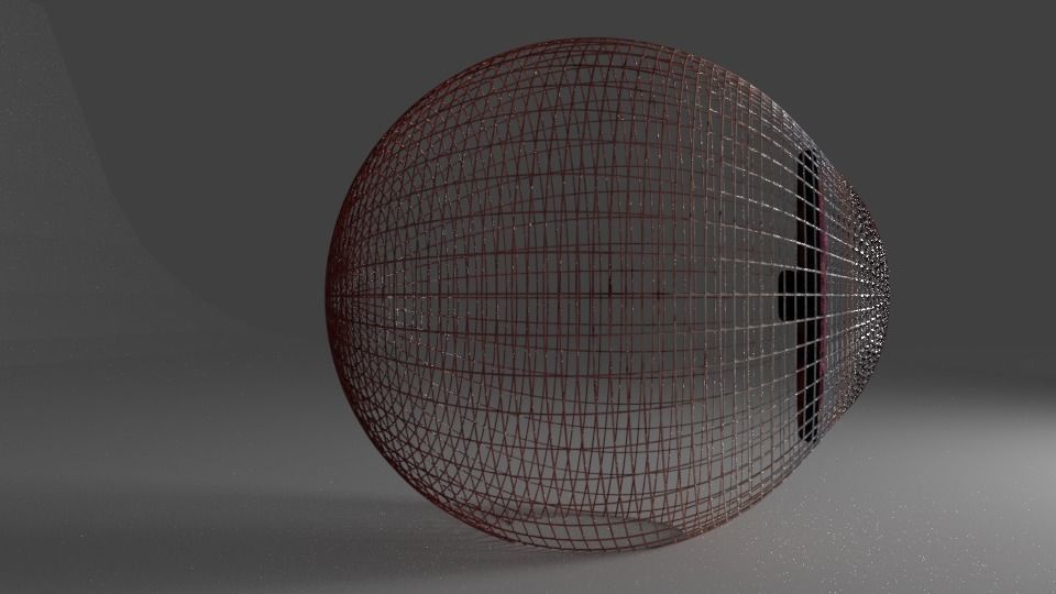 Ocular globe 3D model_8