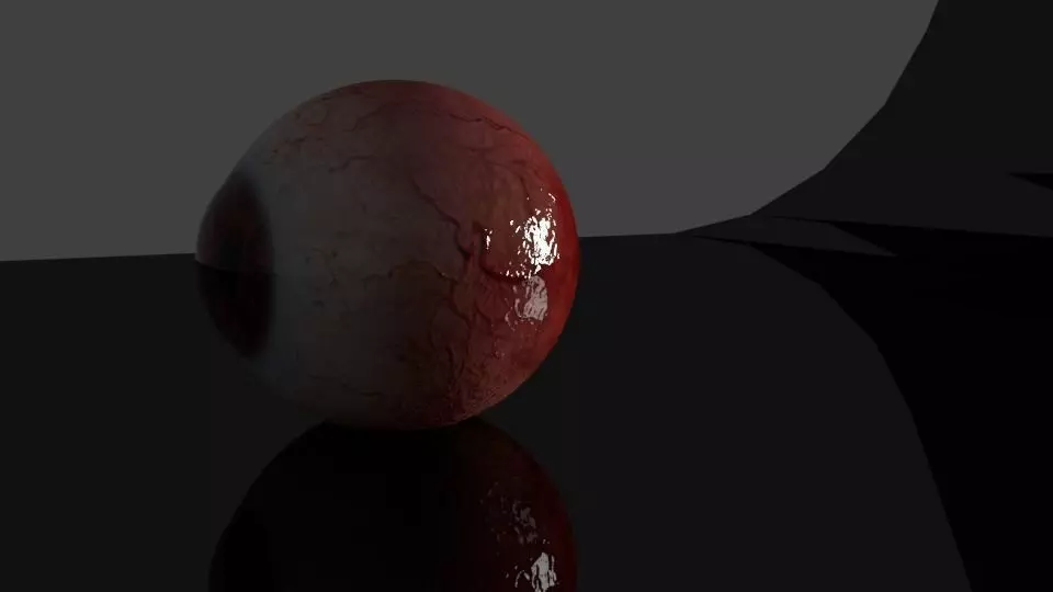 Ocular globe 3D model_0