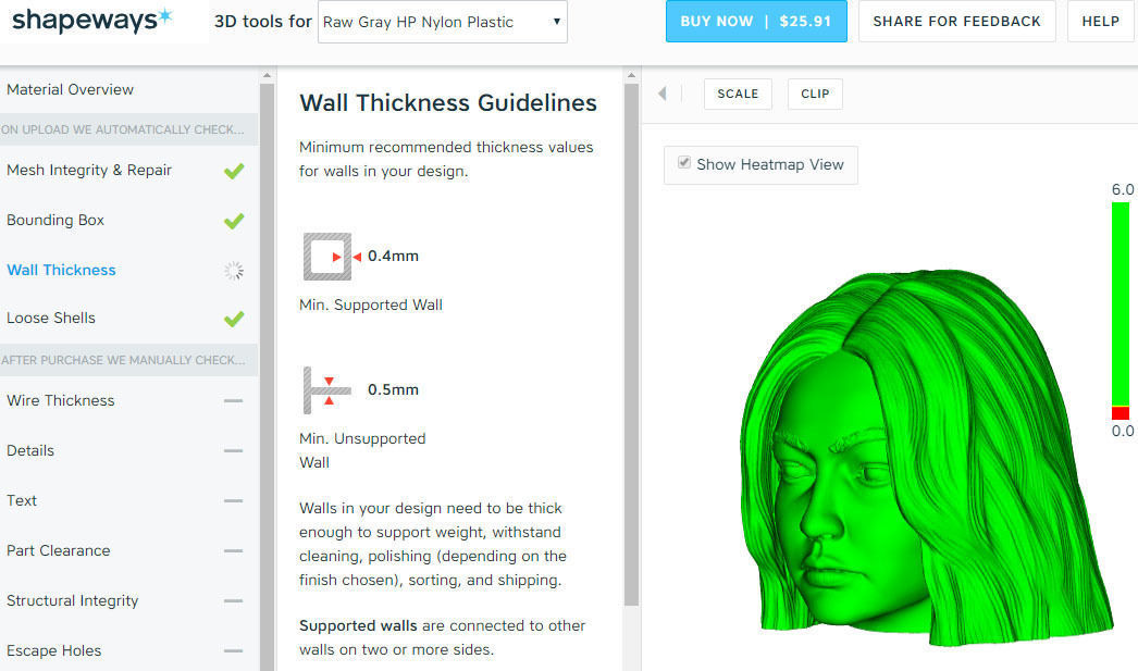 Gigi Hadid 3D print model_4