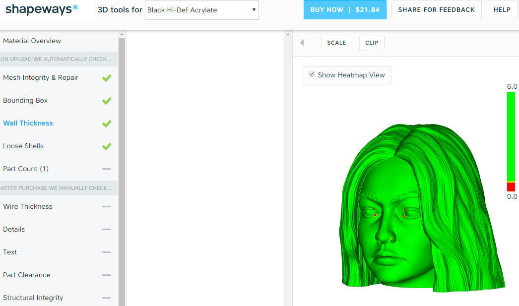 Gigi Hadid 3D print model_3