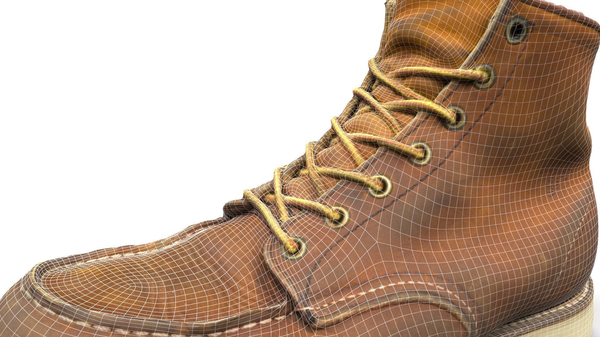 Redwing boots scan 3D model_14