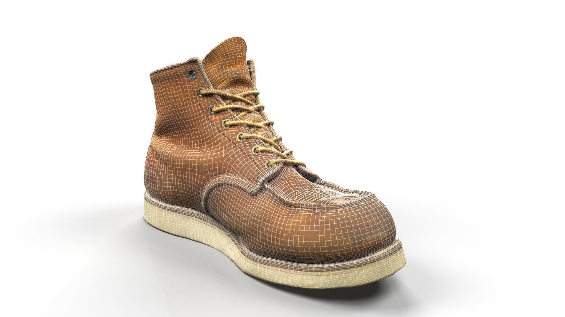 Redwing boots scan 3D model_12