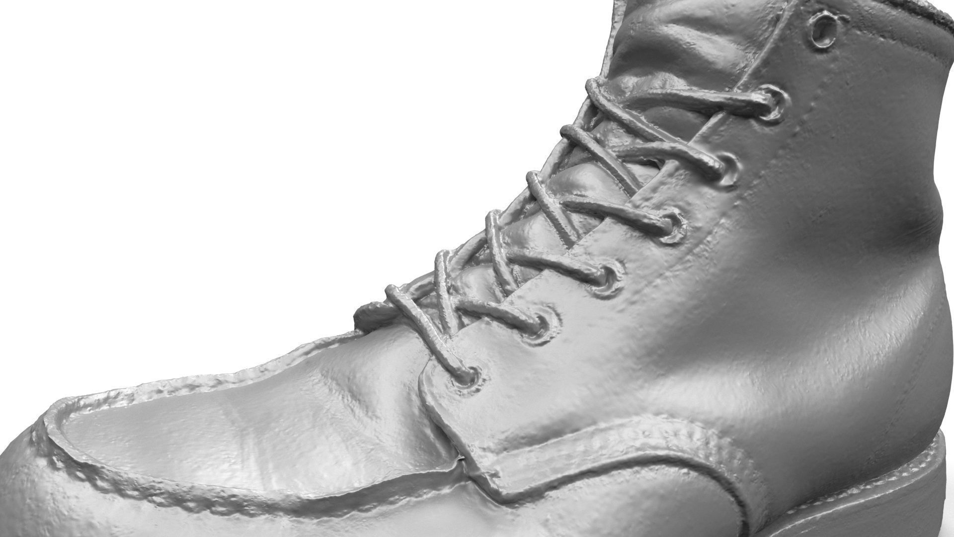 Redwing boots scan 3D model_11
