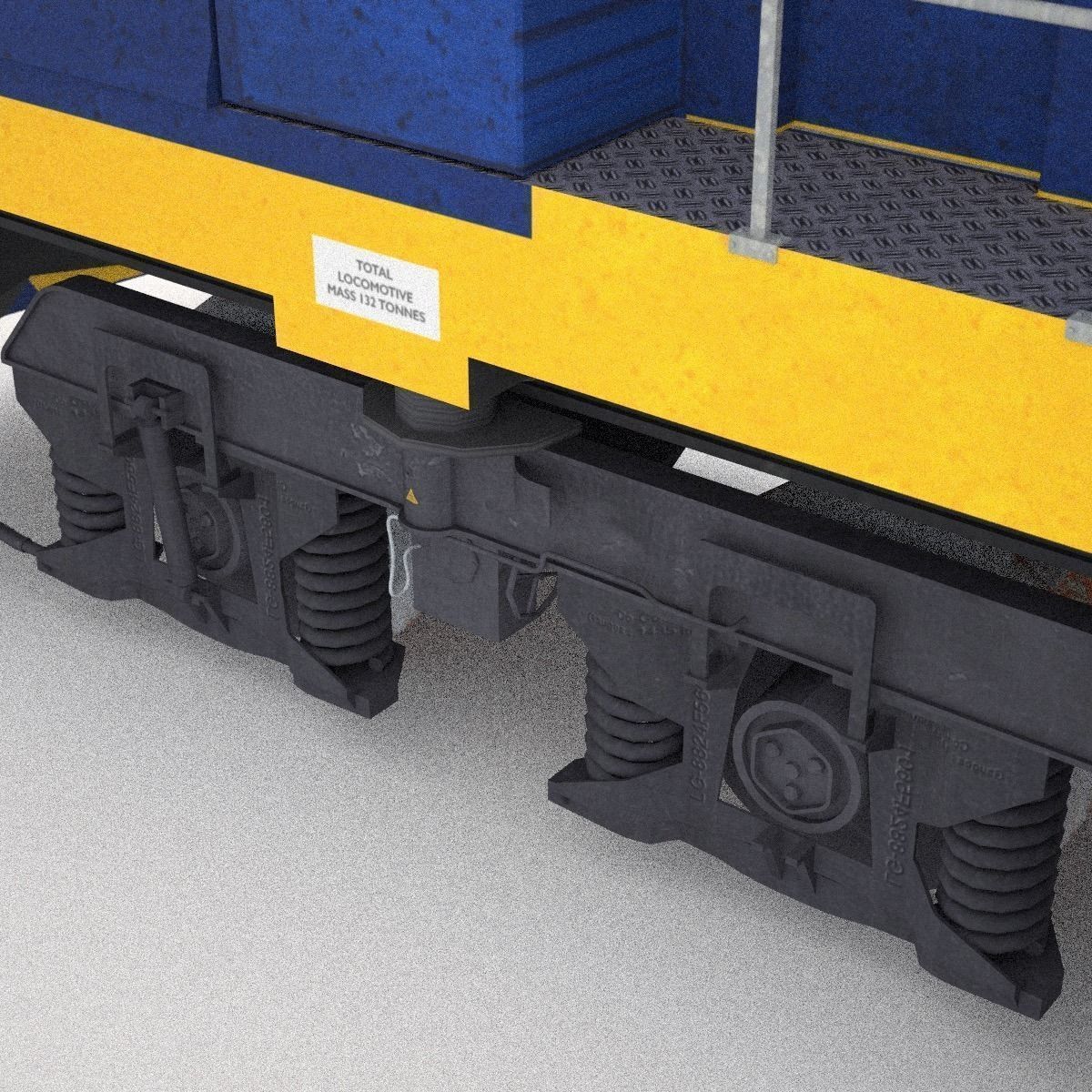 The Indian Pacific 3D model_6