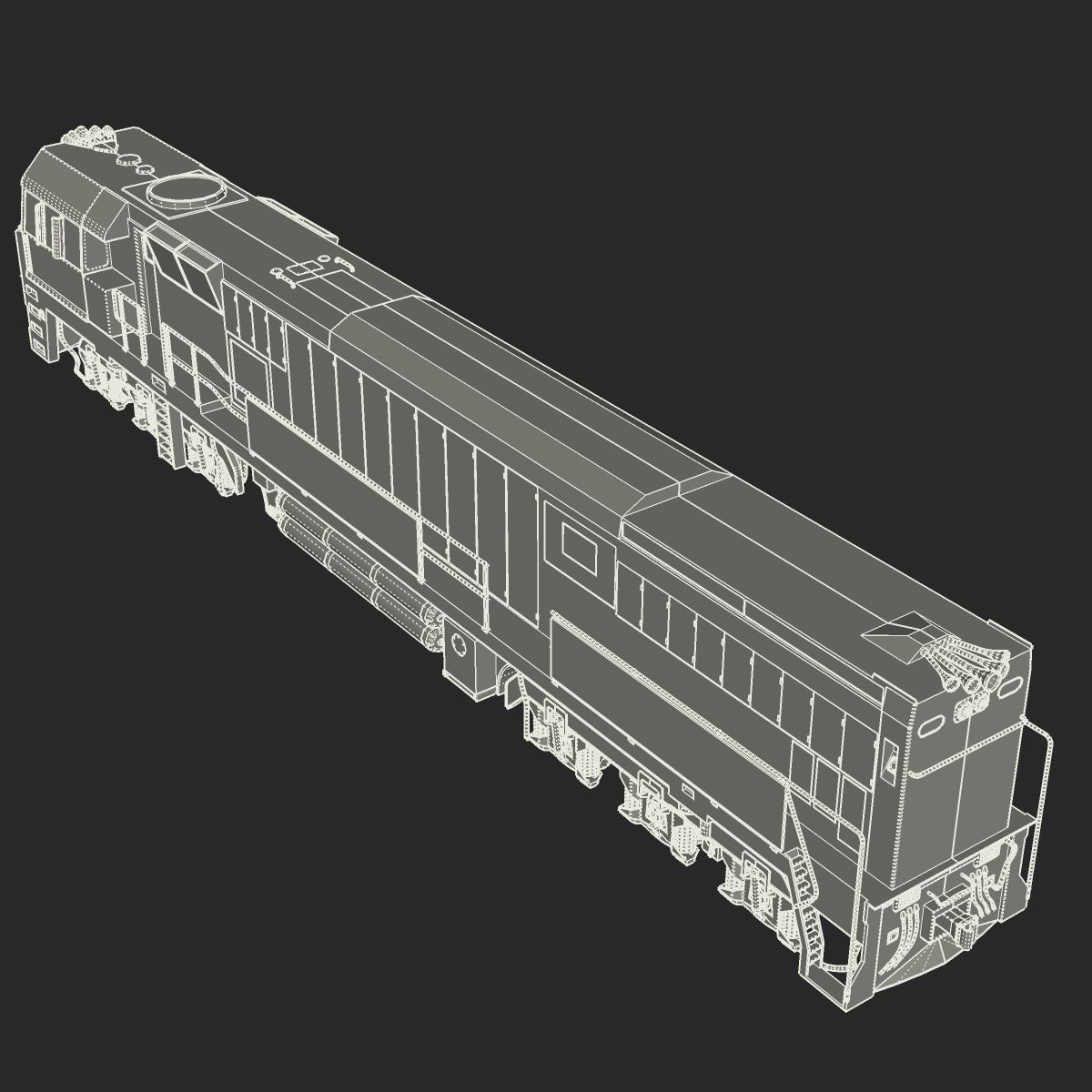 The Indian Pacific 3D model_10