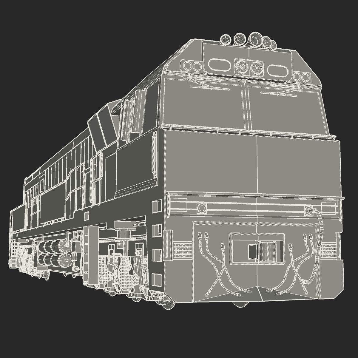 The Indian Pacific 3D model_13