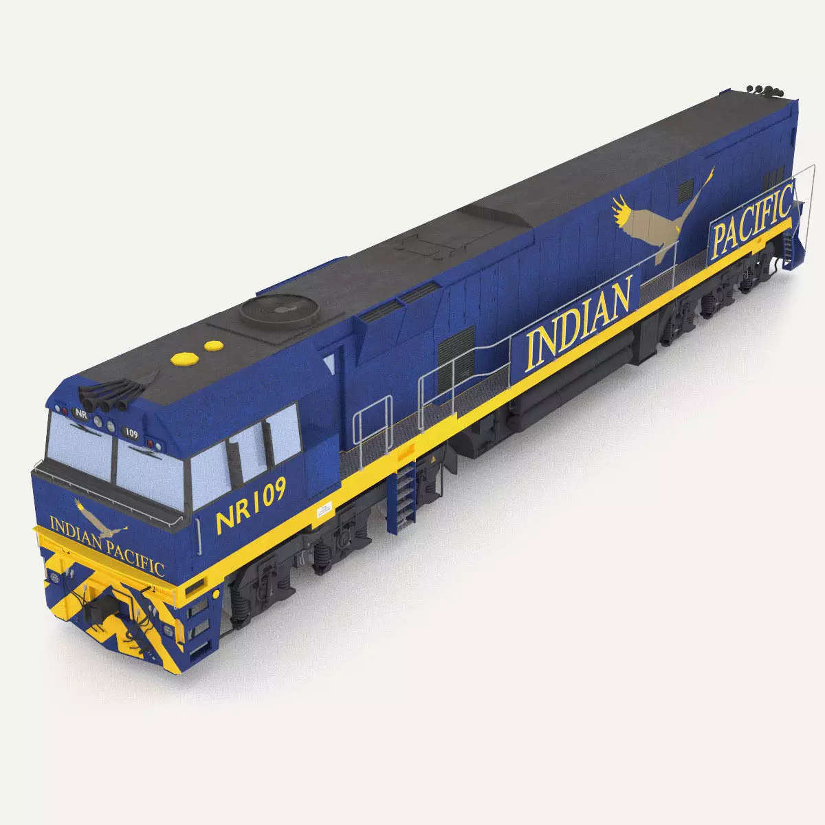 The Indian Pacific 3D model_0