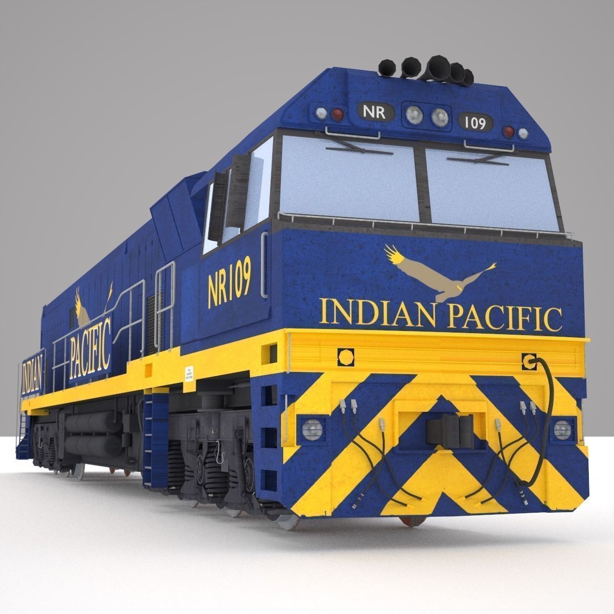 The Indian Pacific 3D model_5