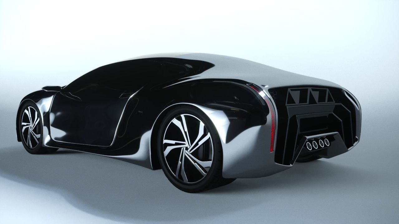 Supercar 3D model_5