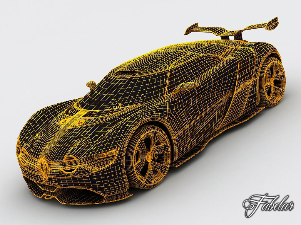 Renault concept vol 3 3D model_11