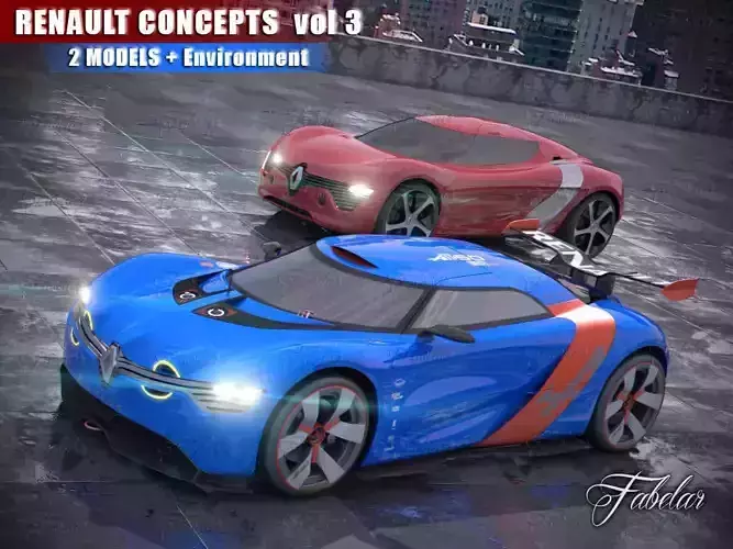 Renault concept vol 3 3D model