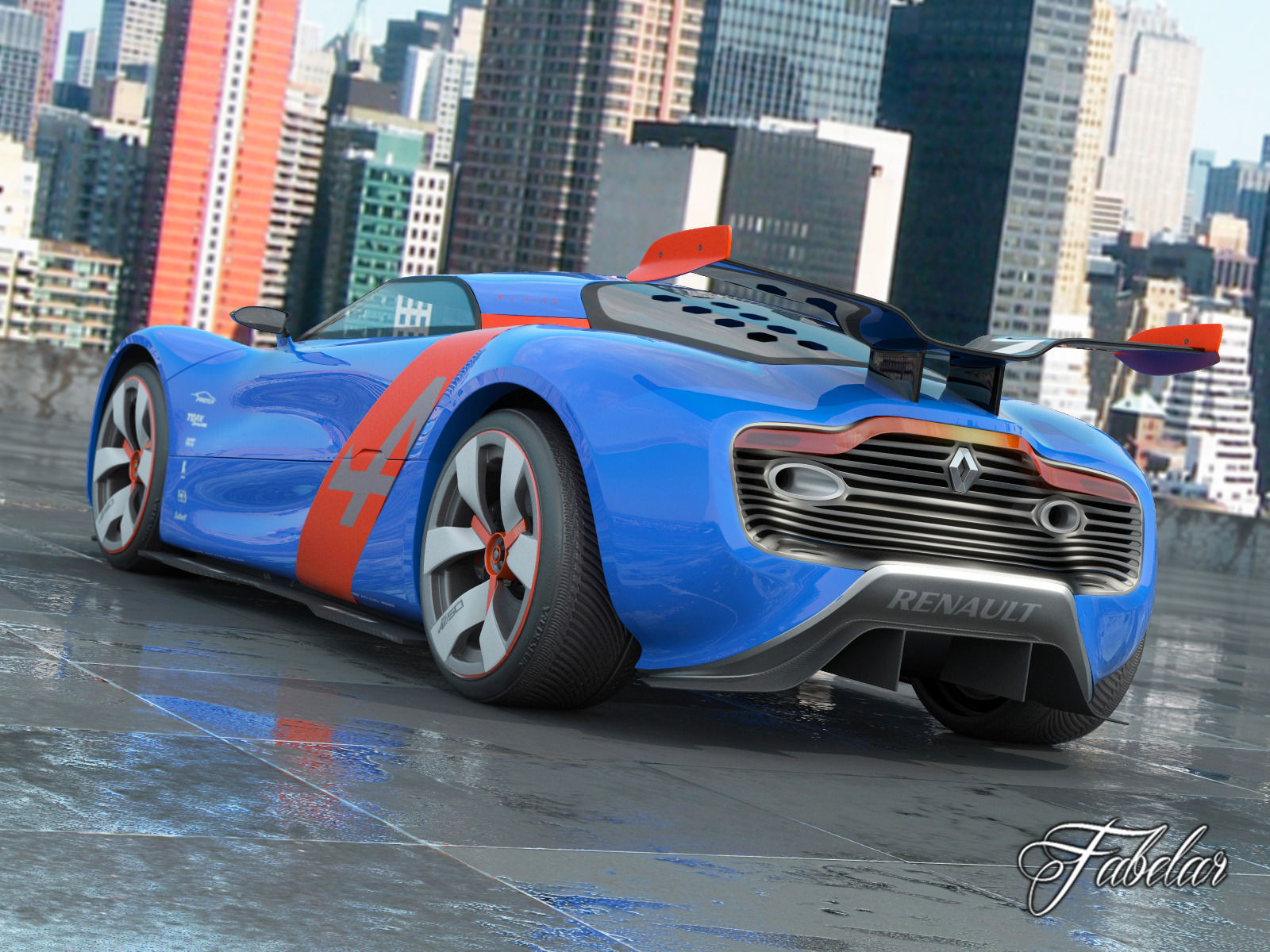 Renault concept vol 3 3D model_2