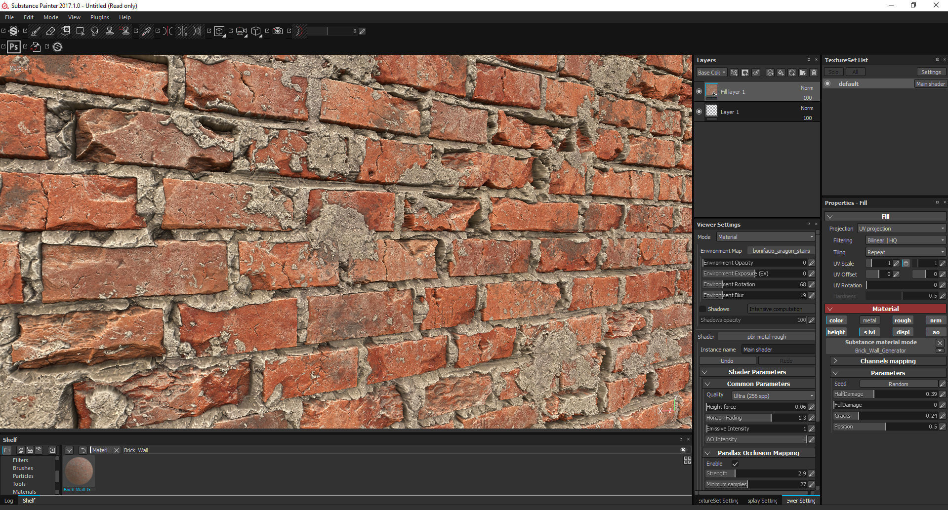Brick wall material generators Texture_4