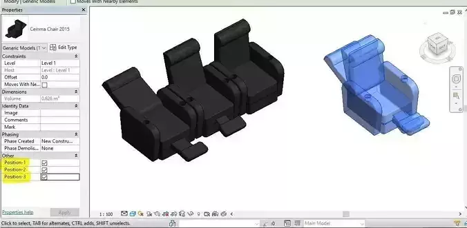 Cinema Chair  3D model