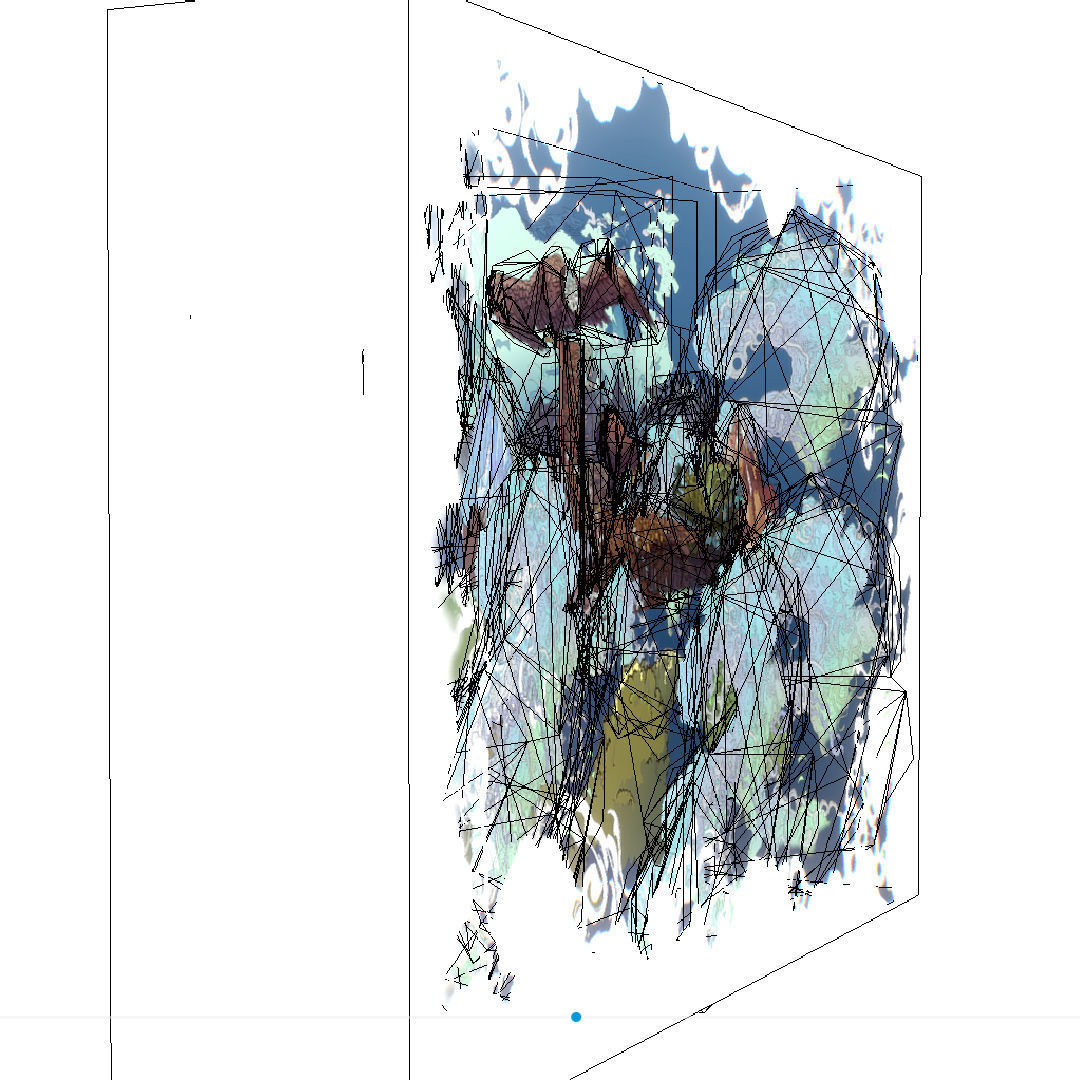 Landscape USA Scene Animated Paralax Low-poly 3D model_54