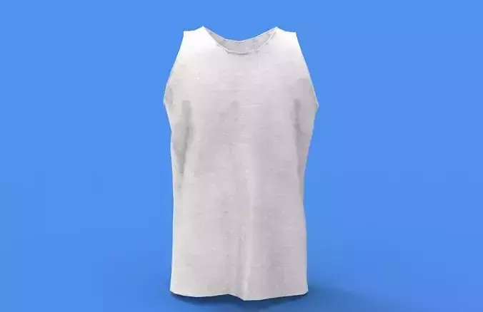singlet men Low-poly 3D model