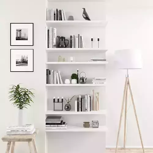 Decorative set-13 Low-poly 3D model