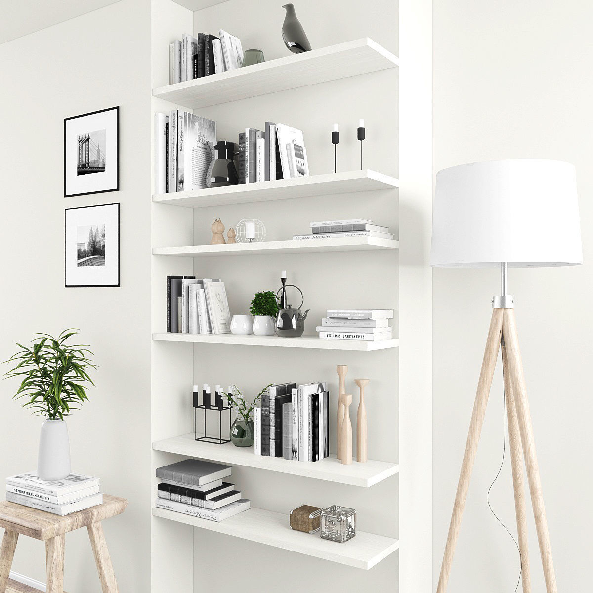 Decorative set-13 Low-poly 3D model_1