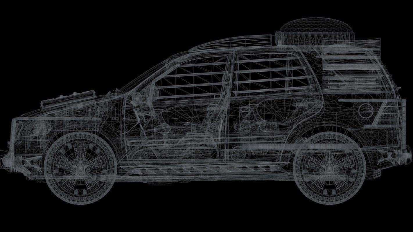 Mercedes Benz ML 430 JP The Lost World Version 3D model_2