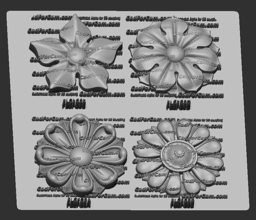 Demo Downloadable Alphas - Alphas de demostracion descargables Free 3D model_9