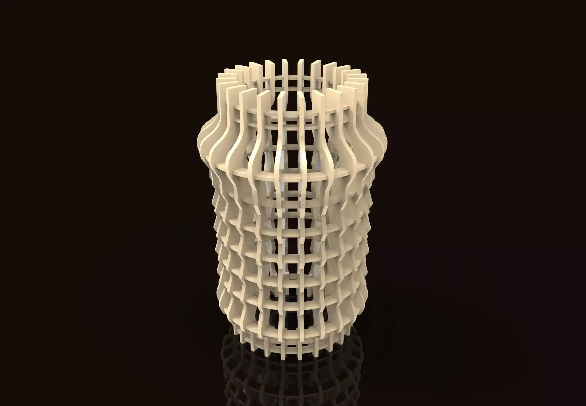 Artistic Lamp A Free 3D print model_0