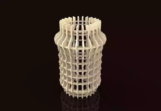 Artistic Lamp A Free 3D print model