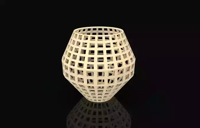 Artistic Lamp B Free 3D print model