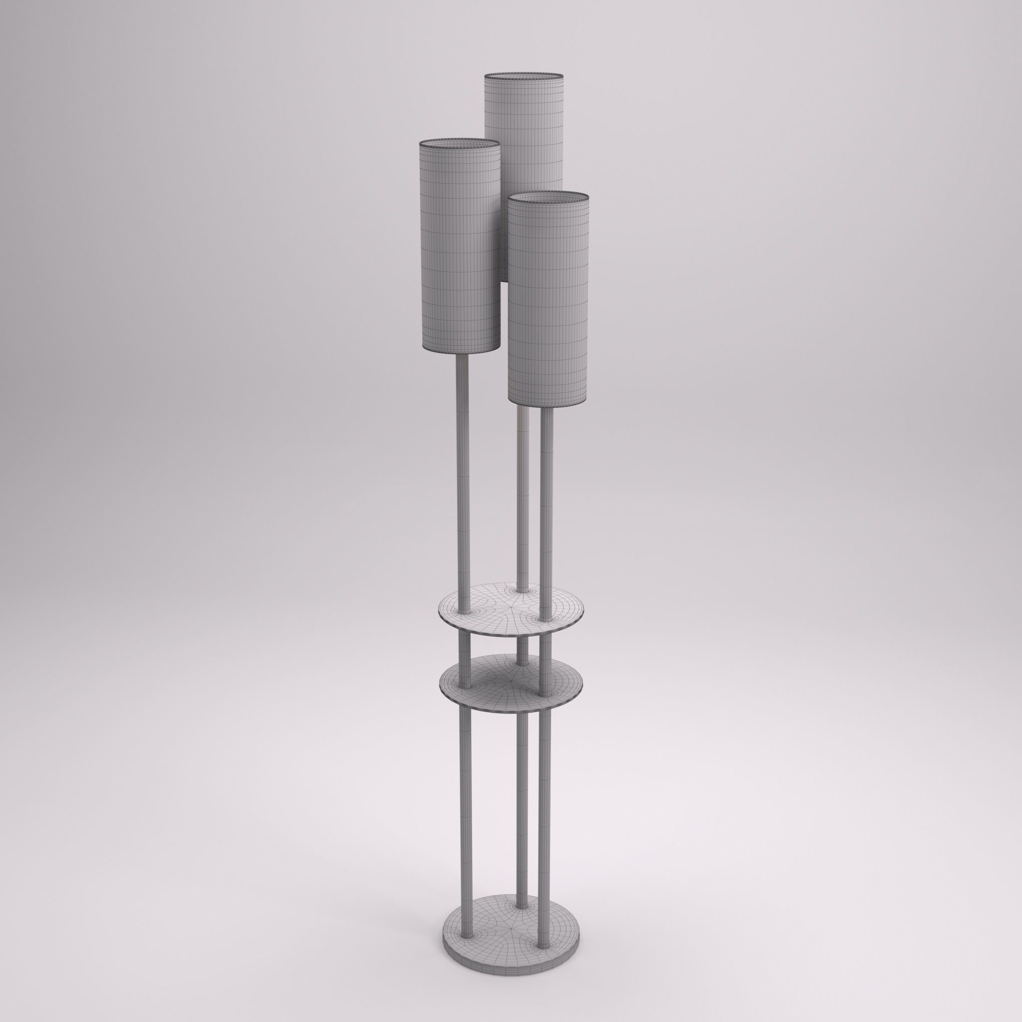 Floor lamp 3D model_2